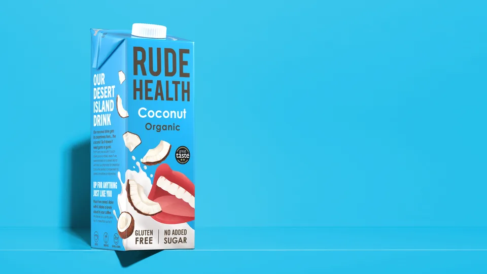Rude Health 有机椰子饮品 1L 蓝色包装