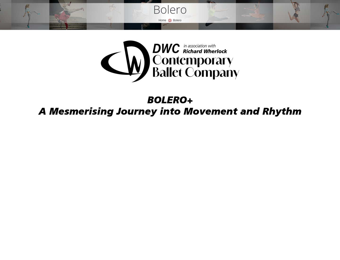 都柏林《BOLERO+》当代芭蕾之夜：感受节奏与群舞的震撼第1步报名页面截图