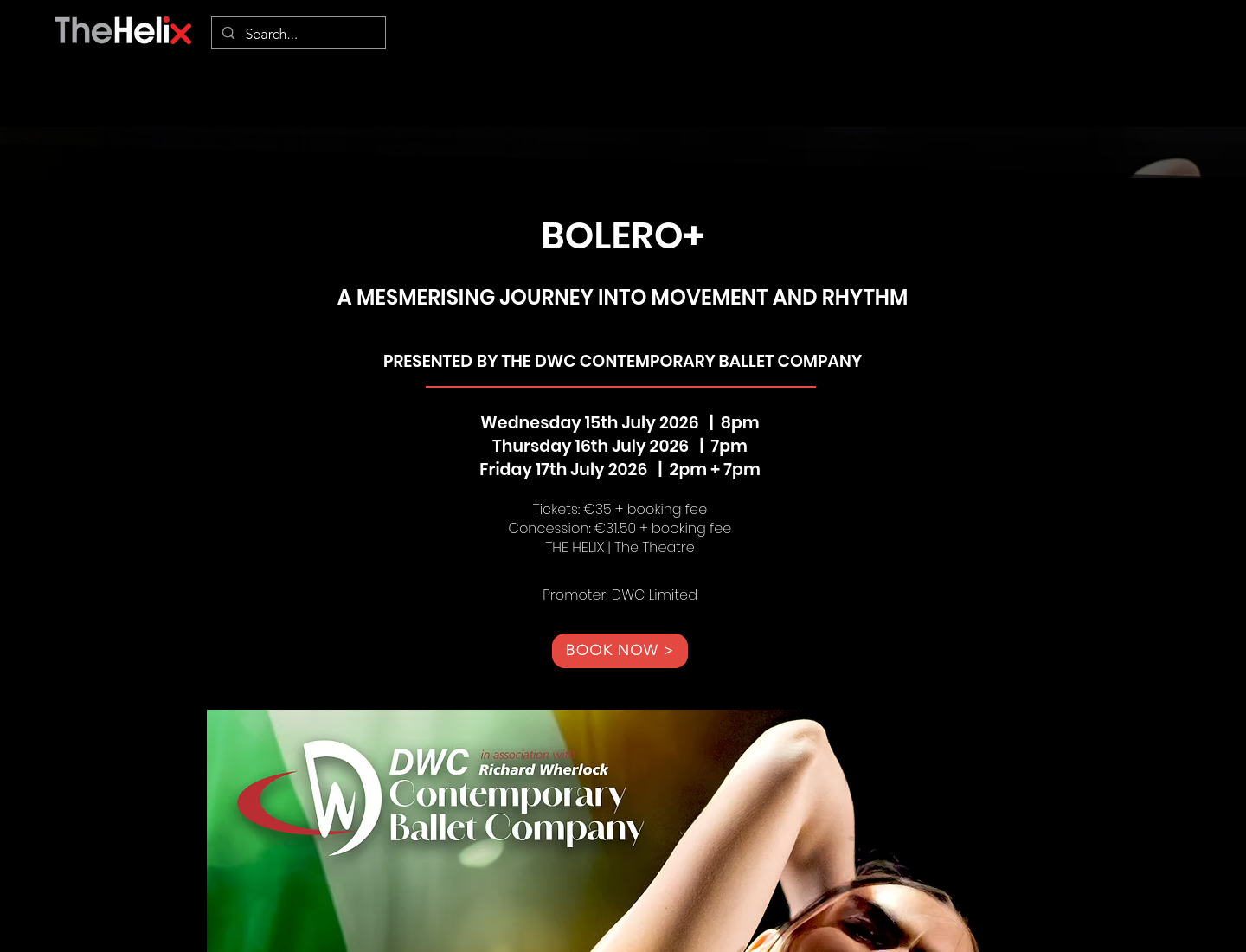 都柏林《BOLERO+》当代芭蕾之夜：感受节奏与群舞的震撼第2步报名页面截图