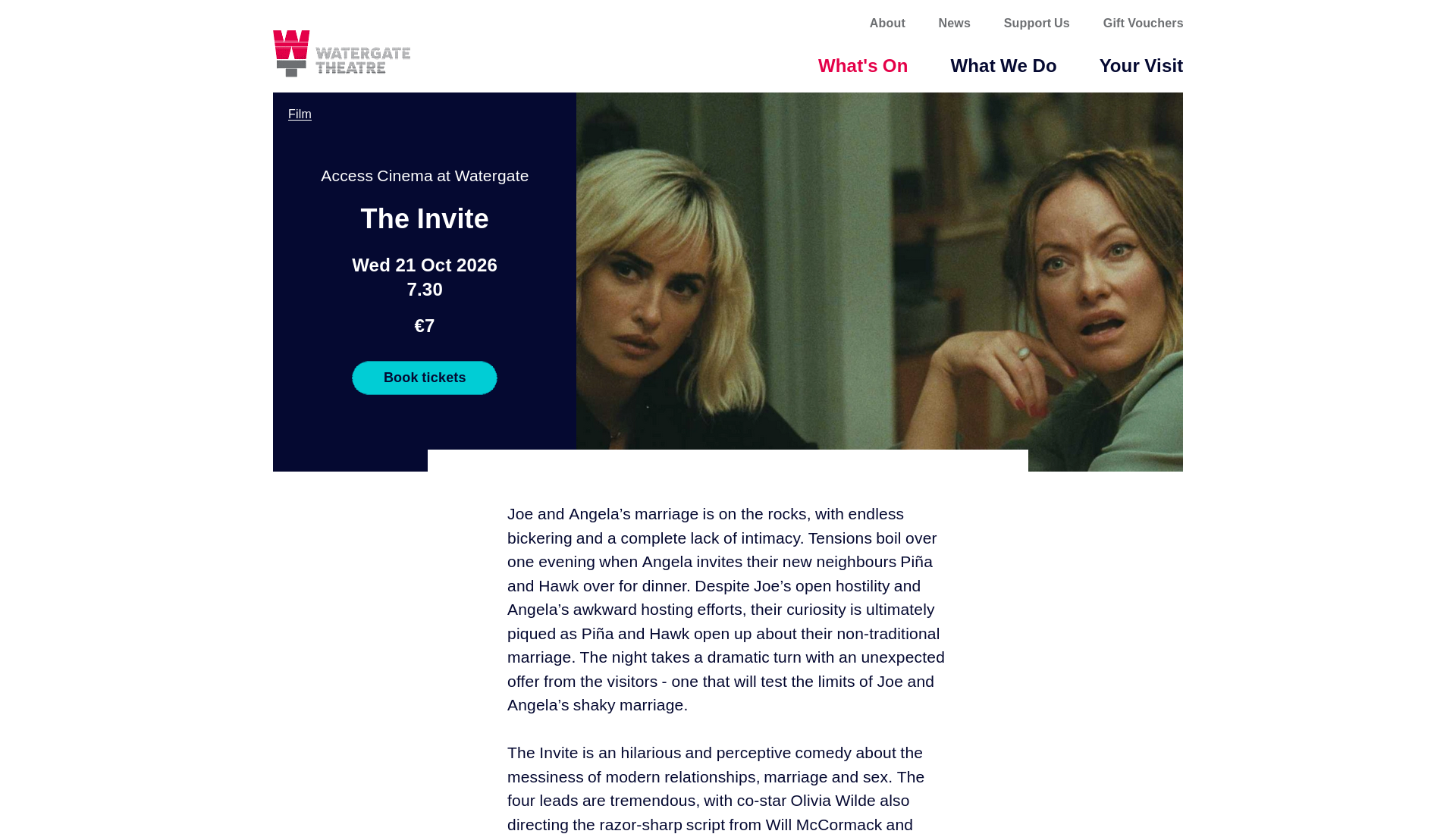 电影《The Invite》：一顿邻居晚餐引发的婚姻风波第1步报名页面截图