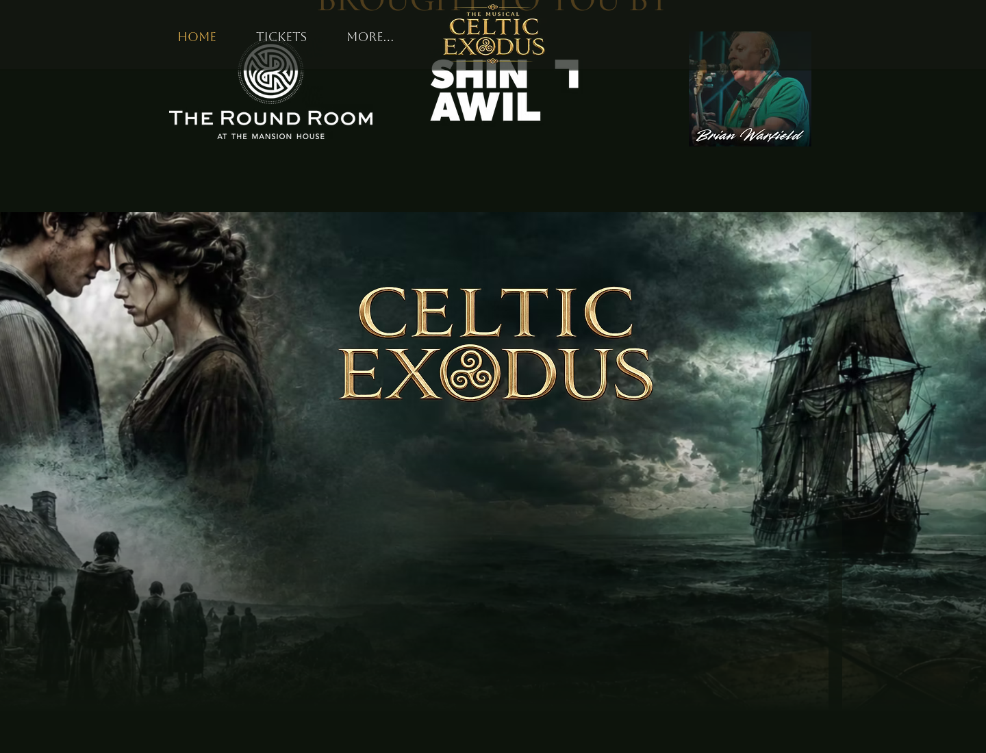 都柏林《Celtic Exodus》音乐剧：用爱尔兰音乐和舞蹈讲述大饥荒年代第1步报名页面截图