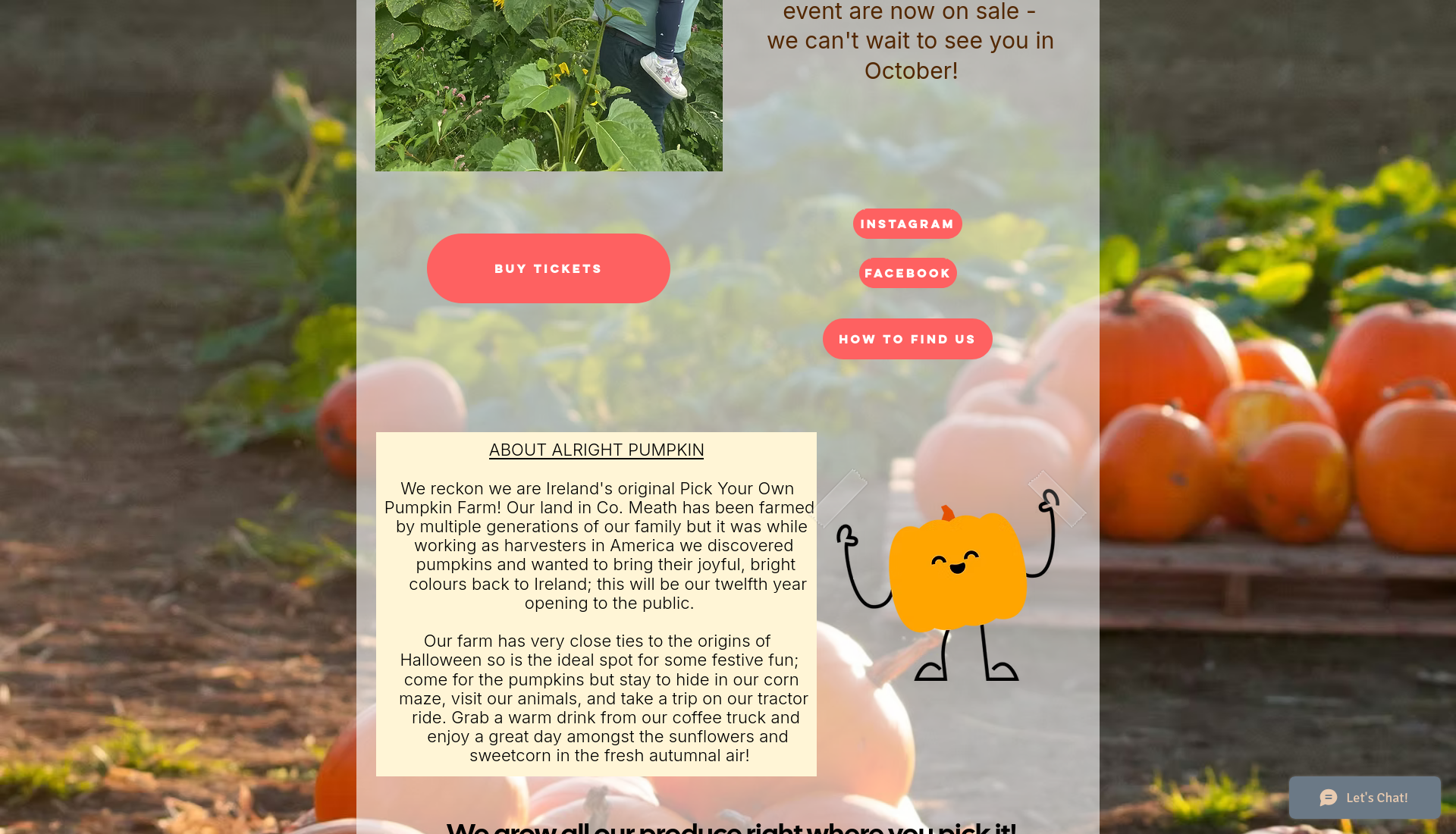 去米斯郡 Alright Pumpkin 逛南瓜田、走迷宫第2步报名页面截图