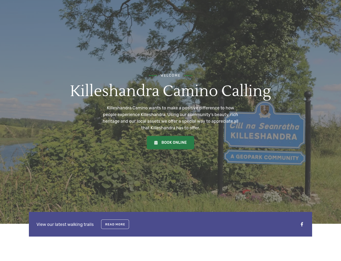 基勒斯汉德拉 Camino Calling：徒步、美食与社区连接的独特体验第1步报名页面截图