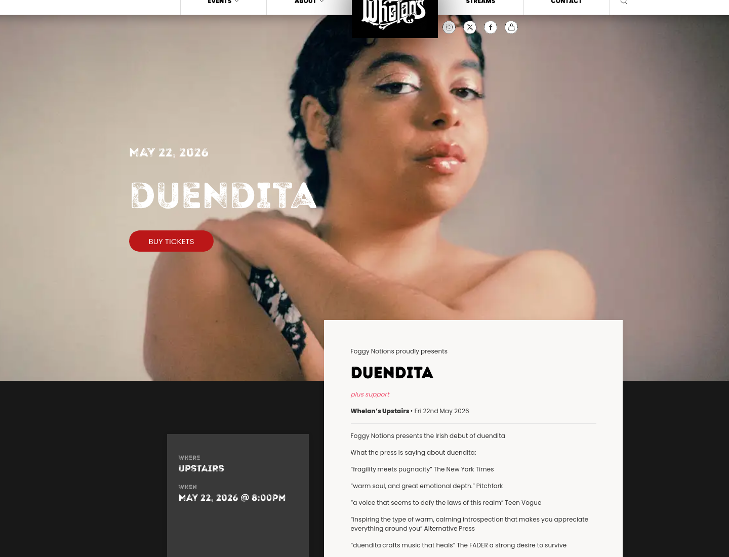 duendita 纽约声景夜第1步报名页面截图