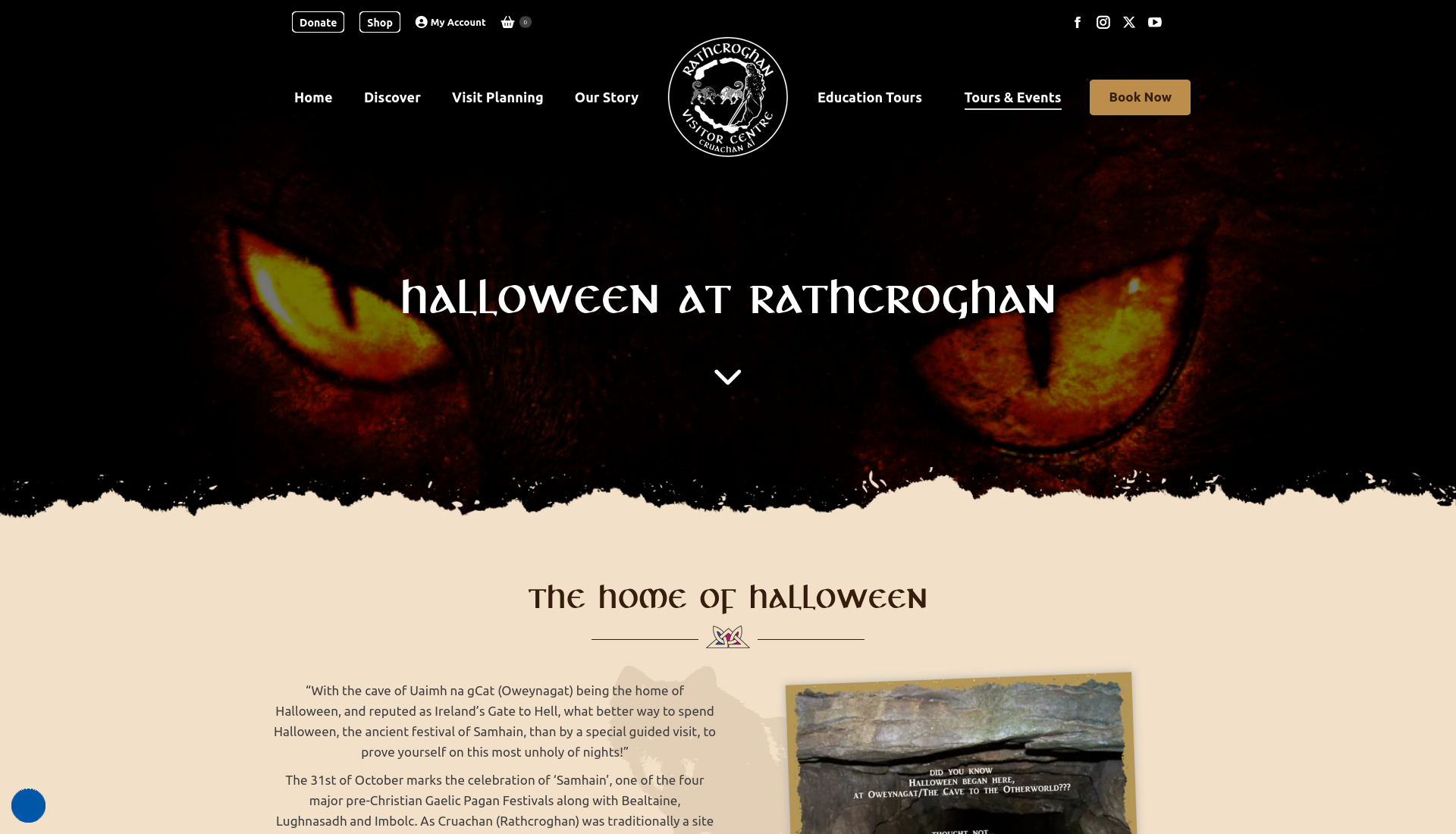 Rathcroghan 万圣节导览：探索萨温节起源第1步报名页面截图