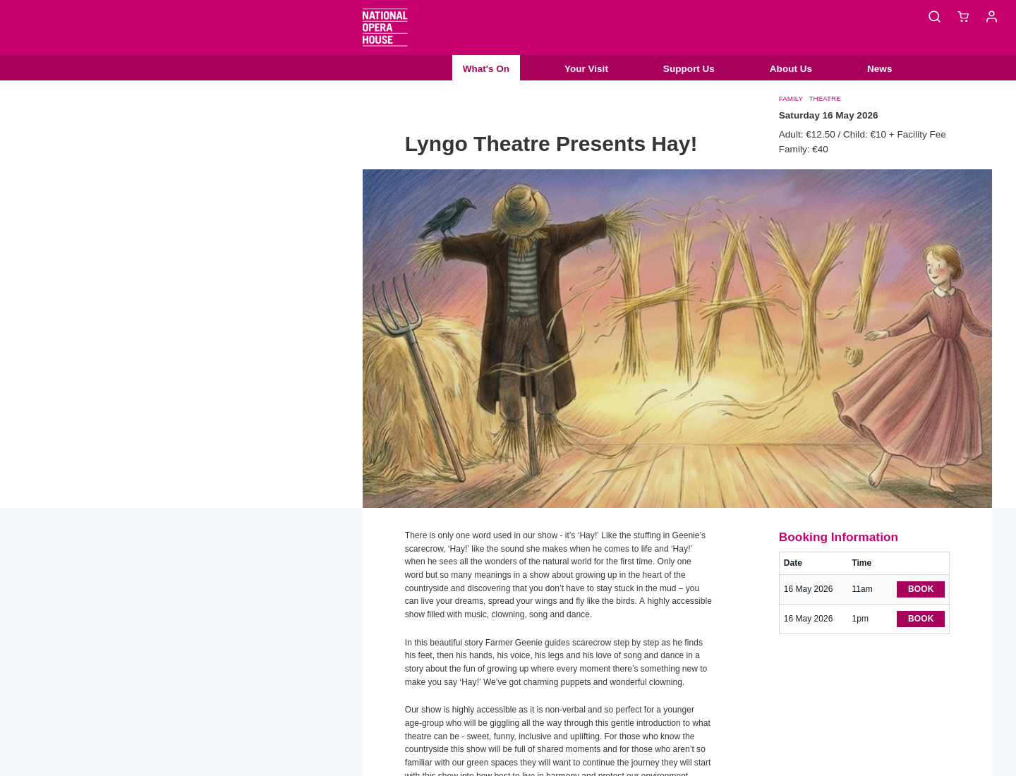 儿童舞台剧《Hay!》第2步报名页面截图