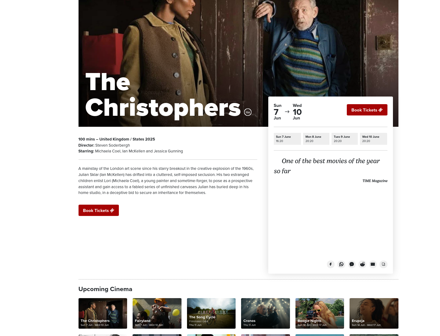 科克 Triskel Arts Centre 看剧：《The Christophers》剧情与购票指南第1步报名页面截图