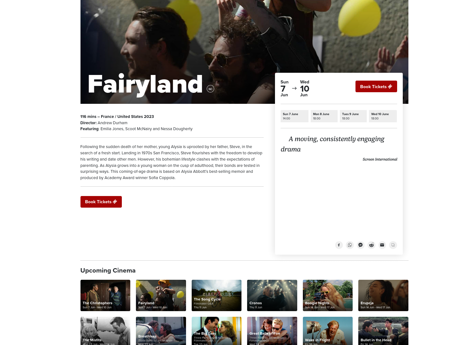 Cork 看电影 Fairyland：1970 年代旧金山的成长故事第1步报名页面截图
