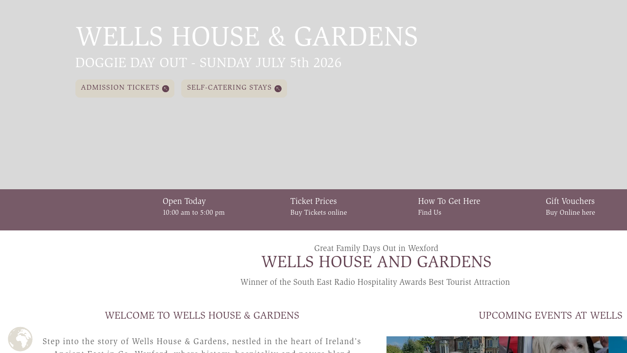 带狗狗去 Wells House & Gardens 参加宠物日活动第1步报名页面截图