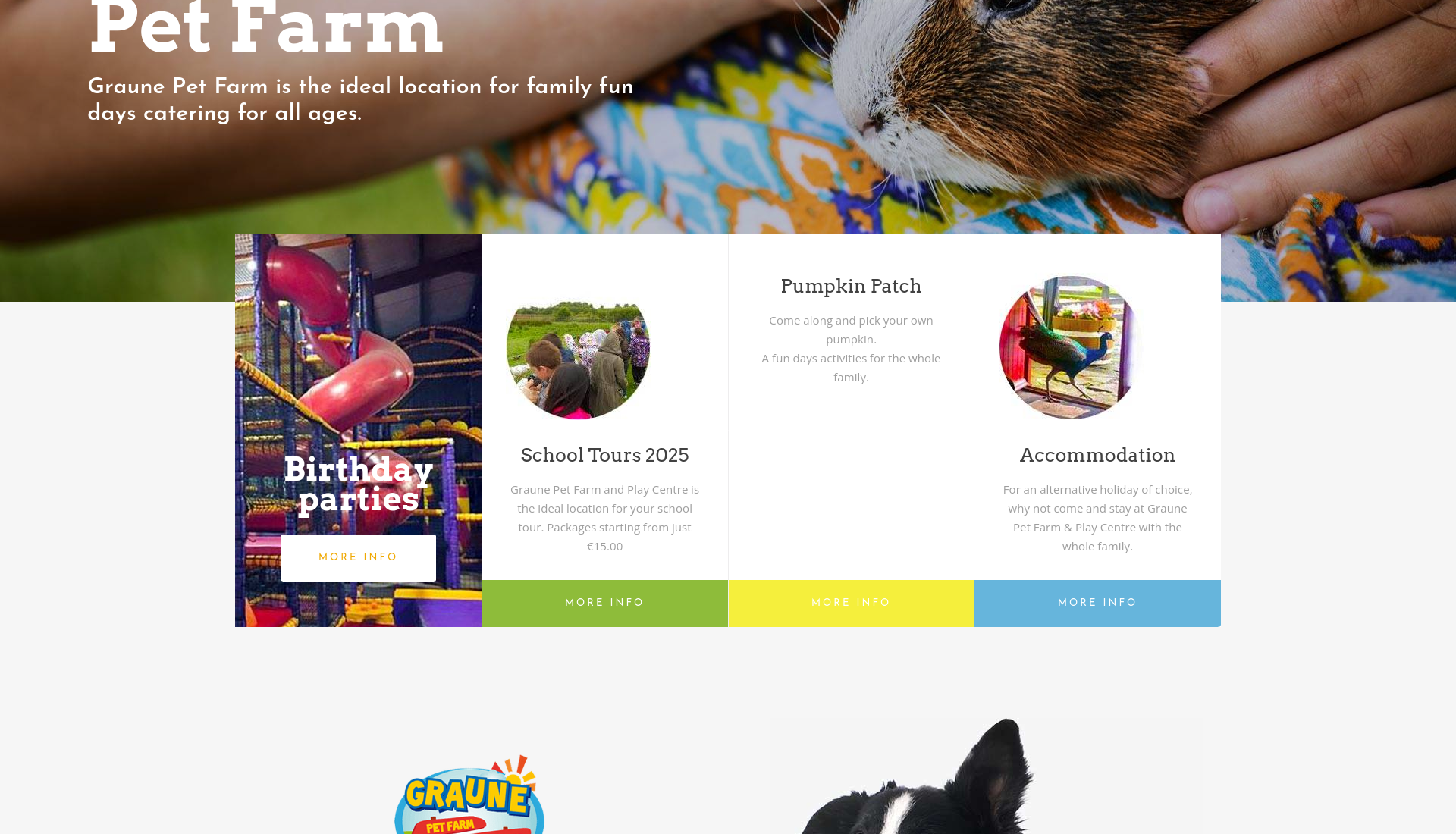梅奥郡 Graune Pet Farm 南瓜采摘体验第1步报名页面截图